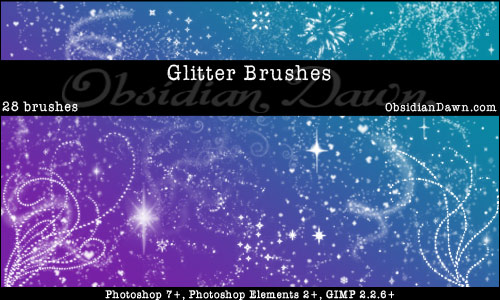 Glitter Sparkles Brushes