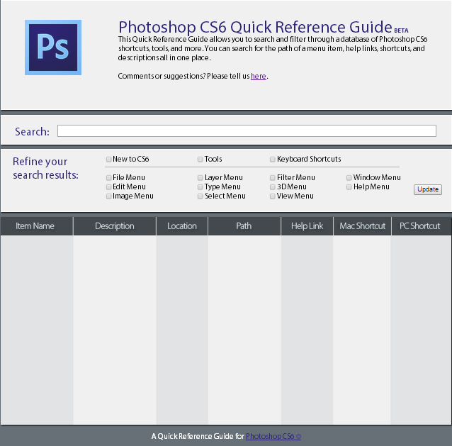 quick reference guide beta