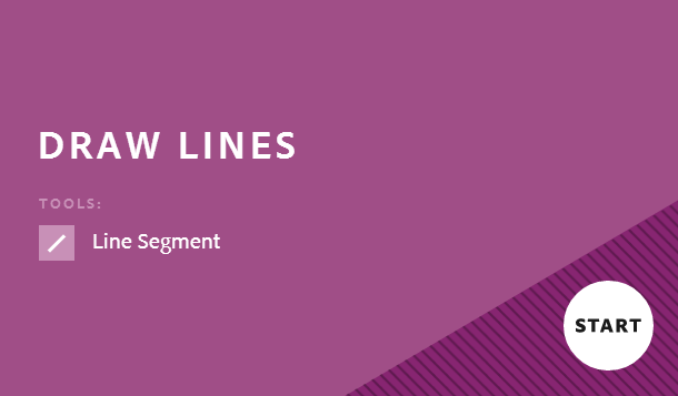 Juegos de aprendizaje para Illustrator Dibuja Lineas