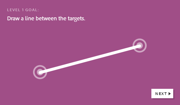 Juegos de aprendizaje para Illustrator Dibuja Lineas01