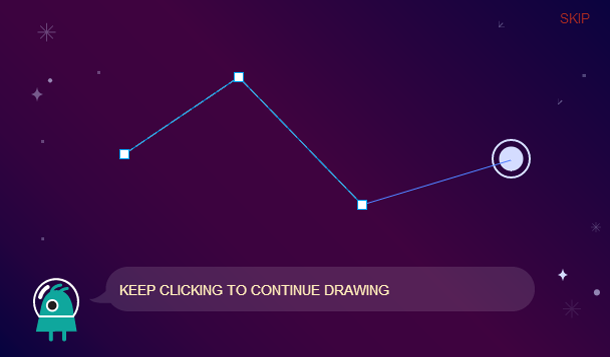 Juegos de aprendizaje para Illustrator juego de herramienta pluma01-a
