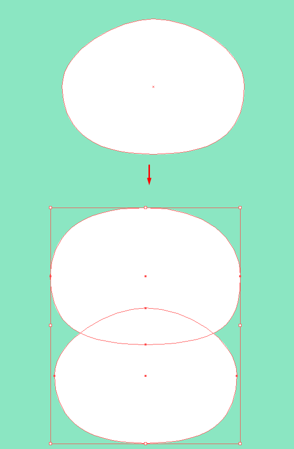 Crea un oso panda en Illustrator step-c1