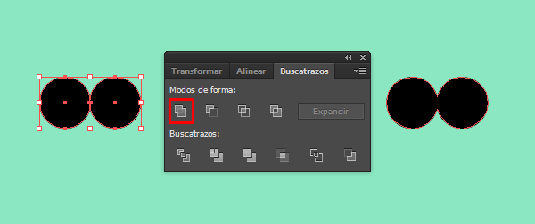 Crea un oso panda en Illustrator step-u1