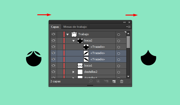 Crea un oso panda en Illustrator step-x1