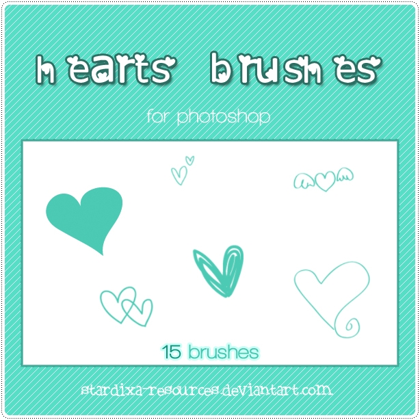 Hearts brushes