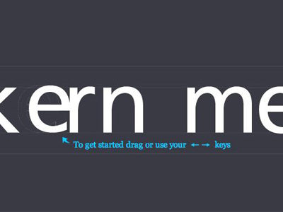 Jugando con el Kerning