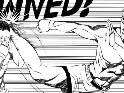 ¿Cómo dibujar escenas de combate? (Manga)