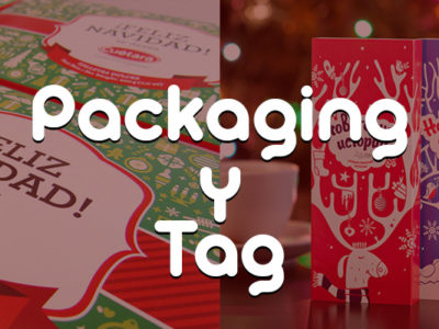 20 creativos diseños de packaging y tag para Navidad