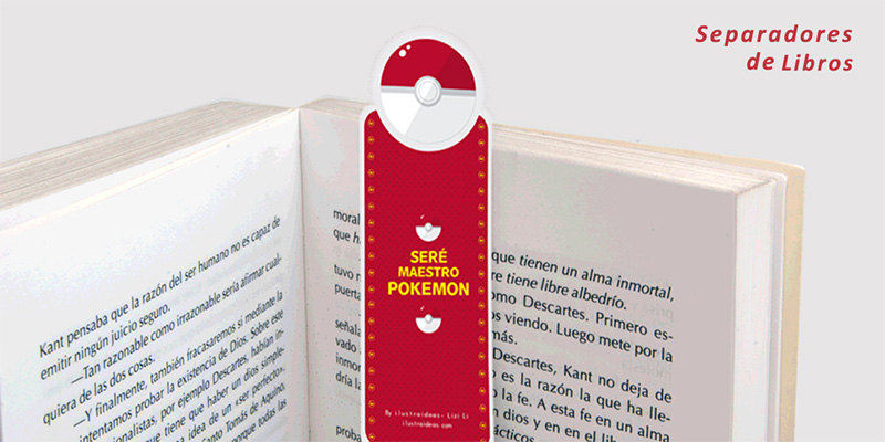 Separadores de libros de Pokémon