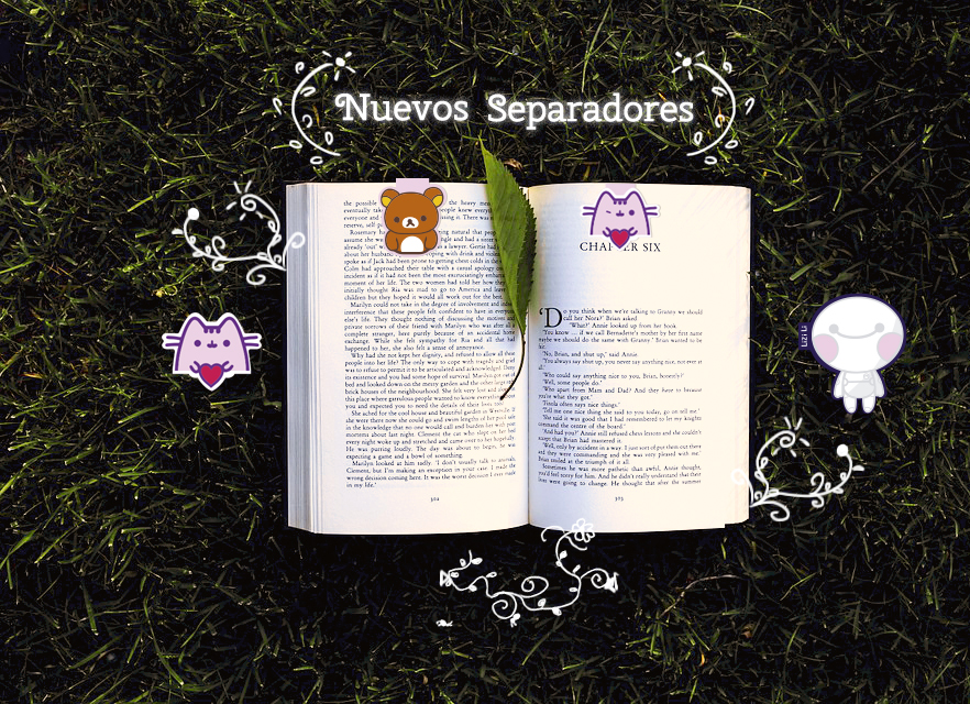 Separadores de libros de Baymax, Rilakkuma y Pusheen