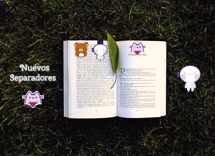 Separadores de libros de Baymax, Rilakkuma y Pusheen