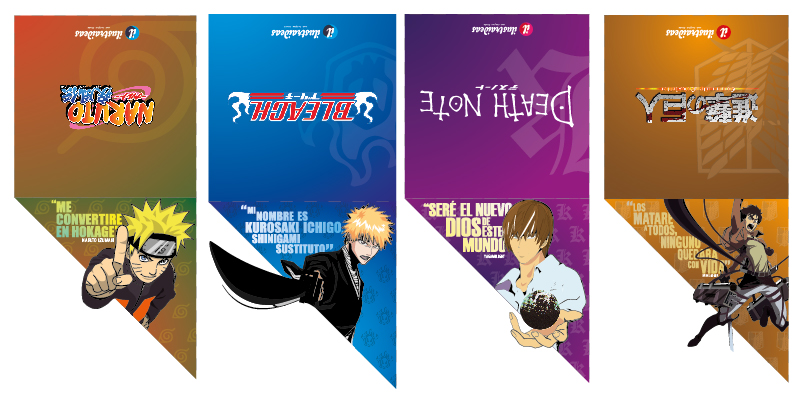 Separadores de libros estilo anime parte 3