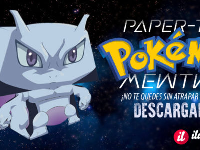 Paper Toy de Mewtwo - Pokémon