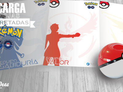 Hojas membretadas de Pokémon GO