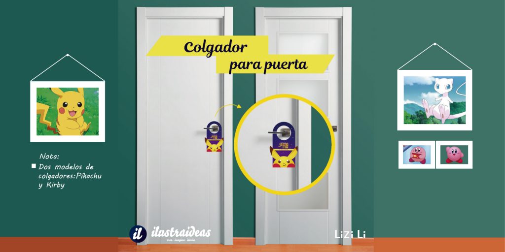 Colgadores de Puerta Pokémon