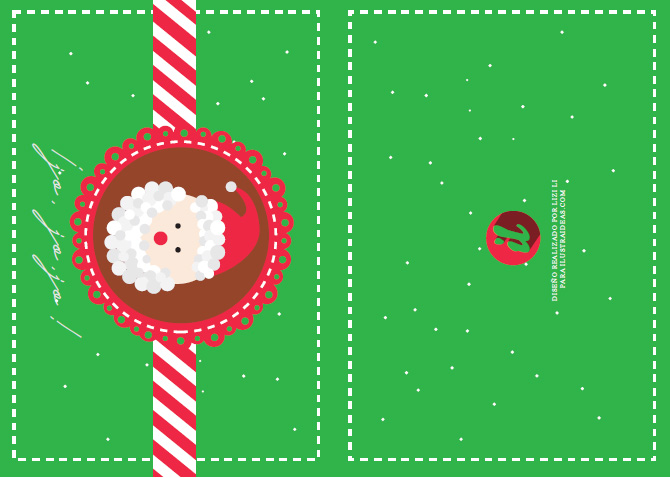 Tarjetas navideñas imprimibles