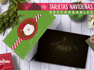Tarjetas navideñas imprimibles
