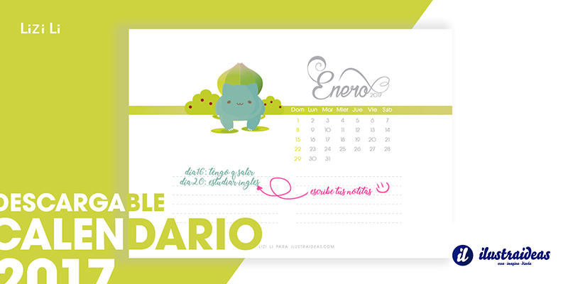 Calendario Pokémon