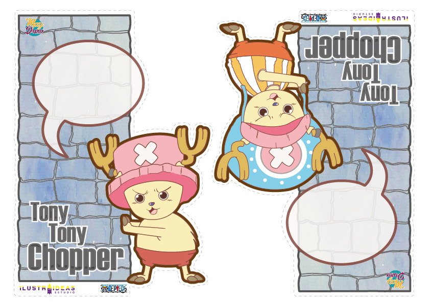 Separadores de libros para imprimir de Tony Tony Chopper
