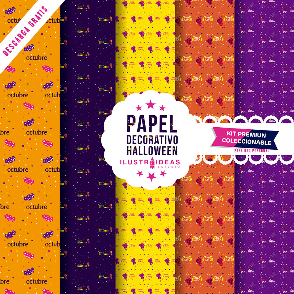 Papeles Deco para Halloween