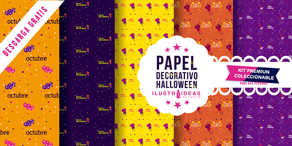 Papeles Deco para Halloween