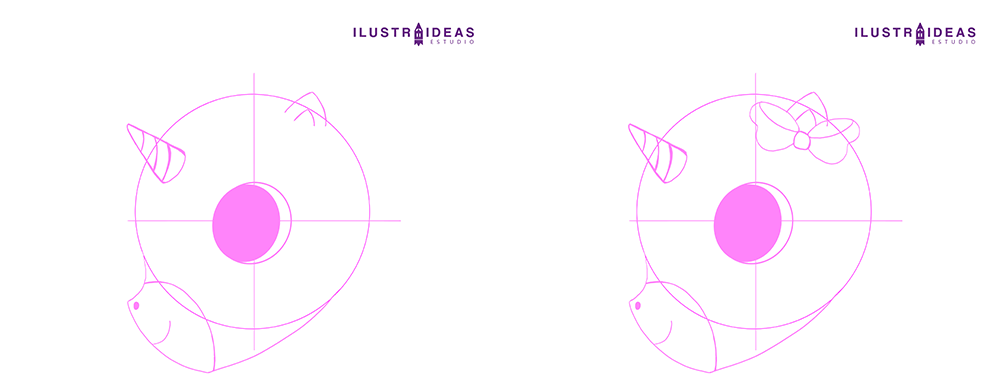 Dibuja un unicornio paso a paso