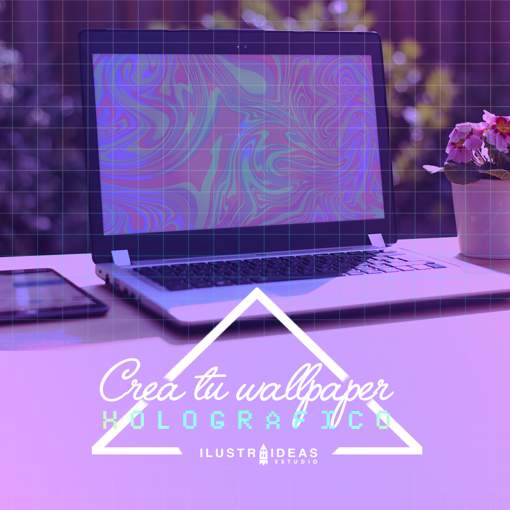 crea tu wallpaper holografico