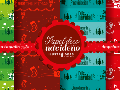 Papel deco Navideño Imprimible