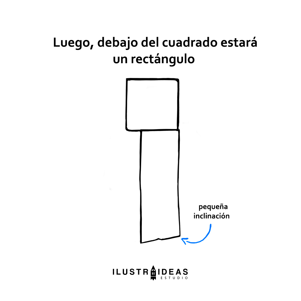 Dibujar a Steven de minecraft