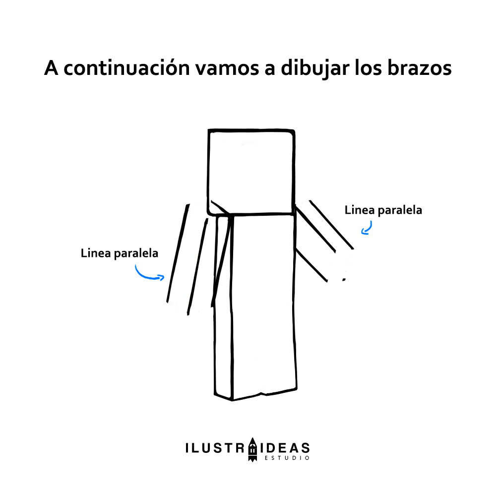 Dibujar a Steven de minecraft