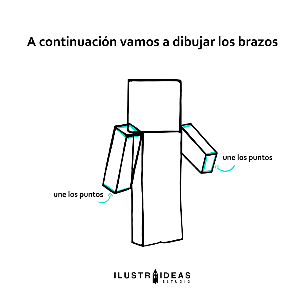 Dibujar a Steven de minecraft