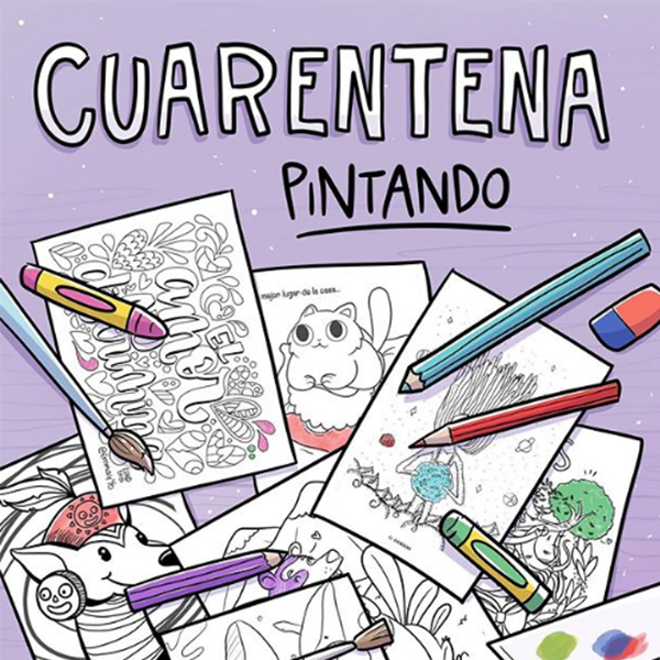 Yo me quedo en casa dibujando