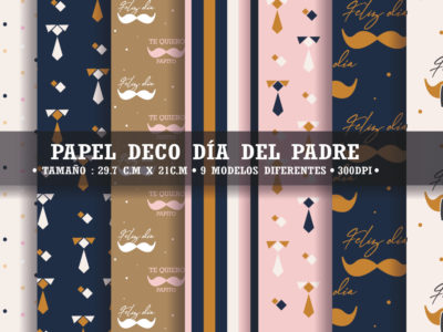 Papel deco del día del padre