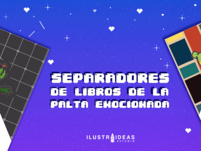 Separadores de libro de la palta emocionada y el plátano