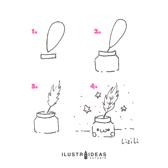 8 dibujos fáciles para principiantes_kawaii