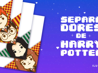 Separadores de libro de Harry Potter
