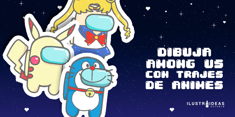 Among us con trajes de animes