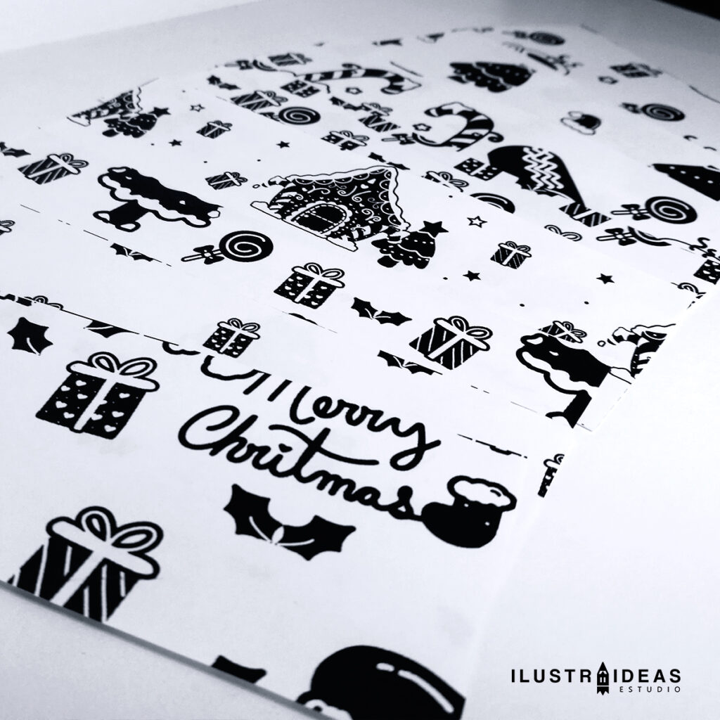 Papeles deco navideños