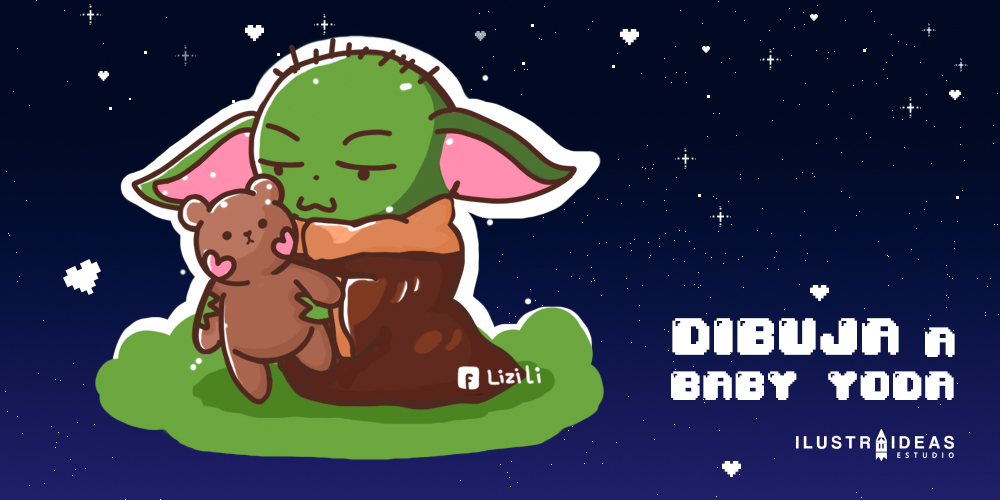 Como dibujar a baby yoda