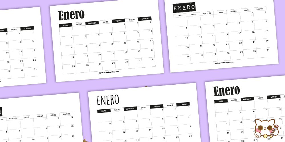 calendario organizador 2021