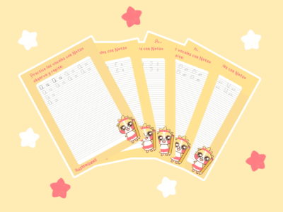 Ejercicio Caligrafía Infantil N°2 Vocales