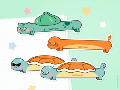 4 Separadores de páginas Pokémon