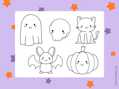 5 dibujos fáciles para Halloween