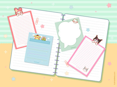 4 Memo pads de Sanrio