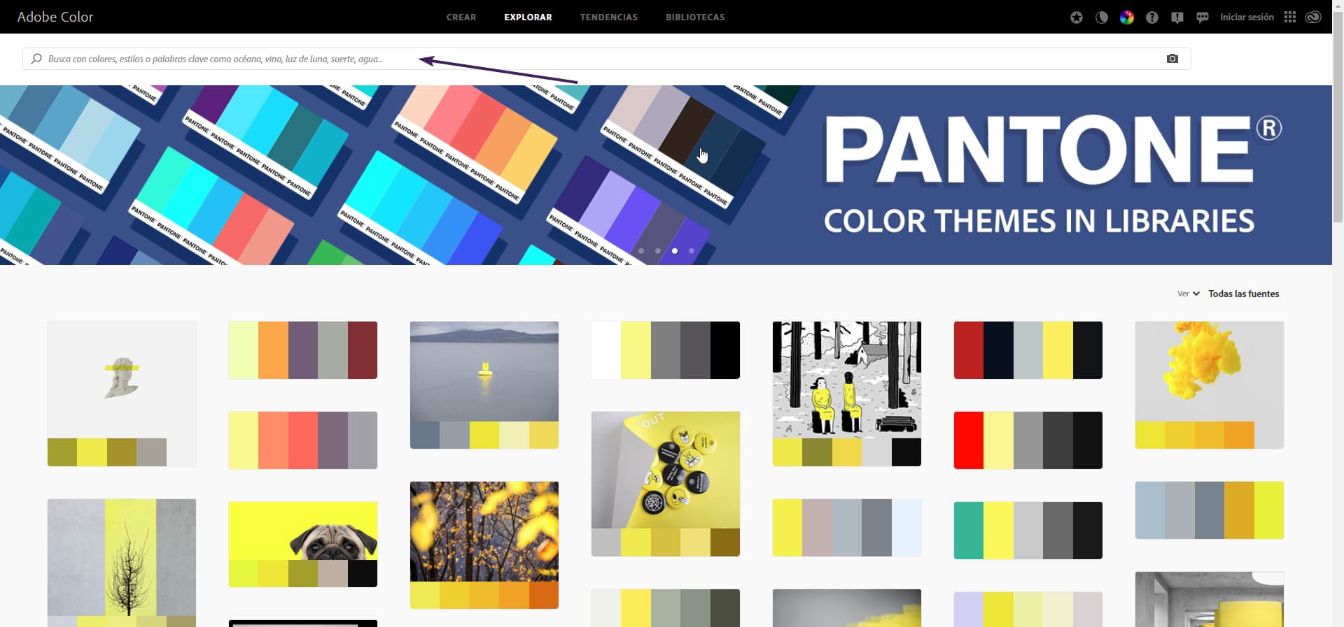 Webs de paletas de colores para diseñadores