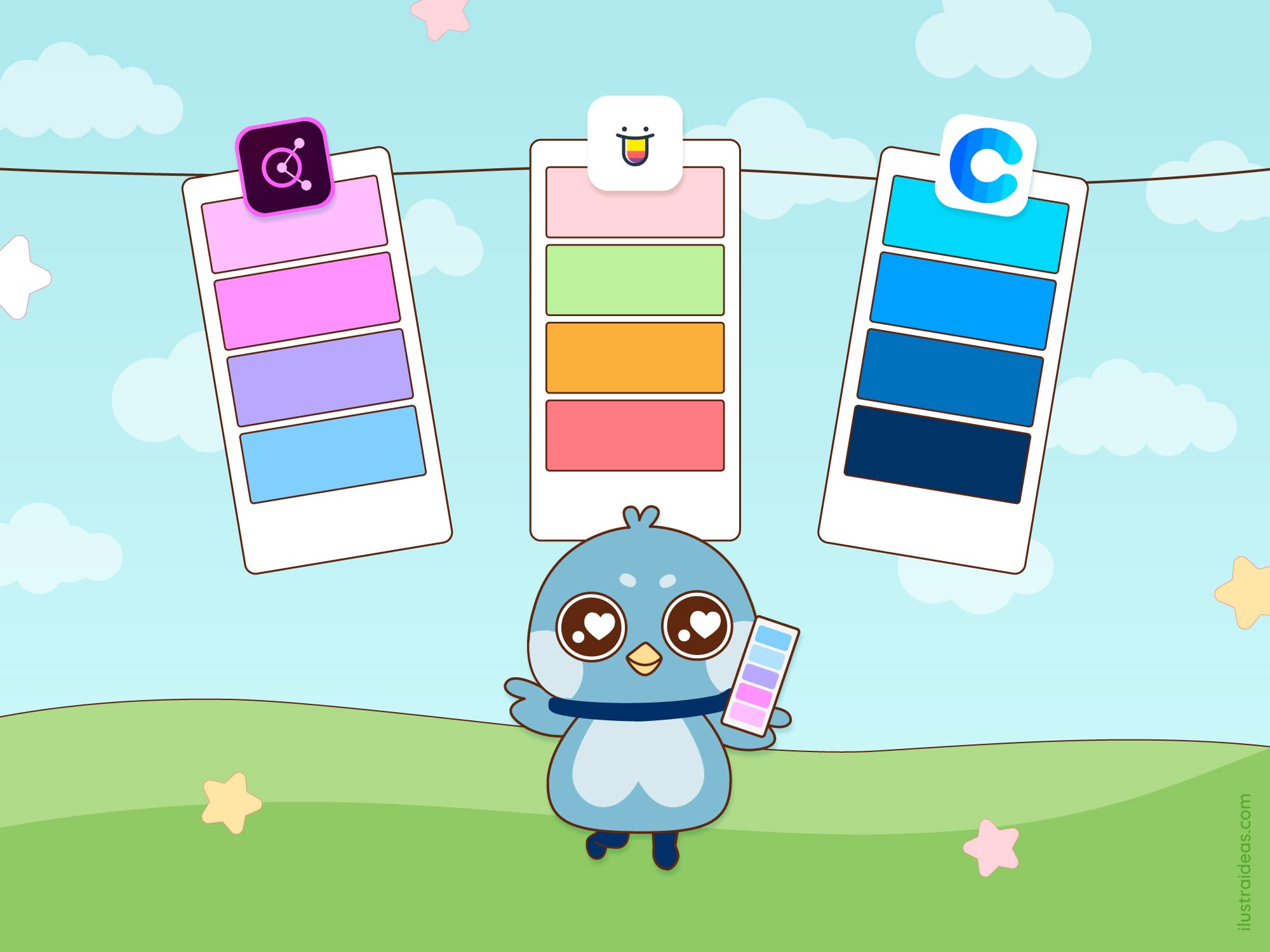 Webs de paletas de colores para diseñadores