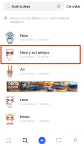 Whatsapp: 5 Nuevos packs de stickers de Haru y sus amigos