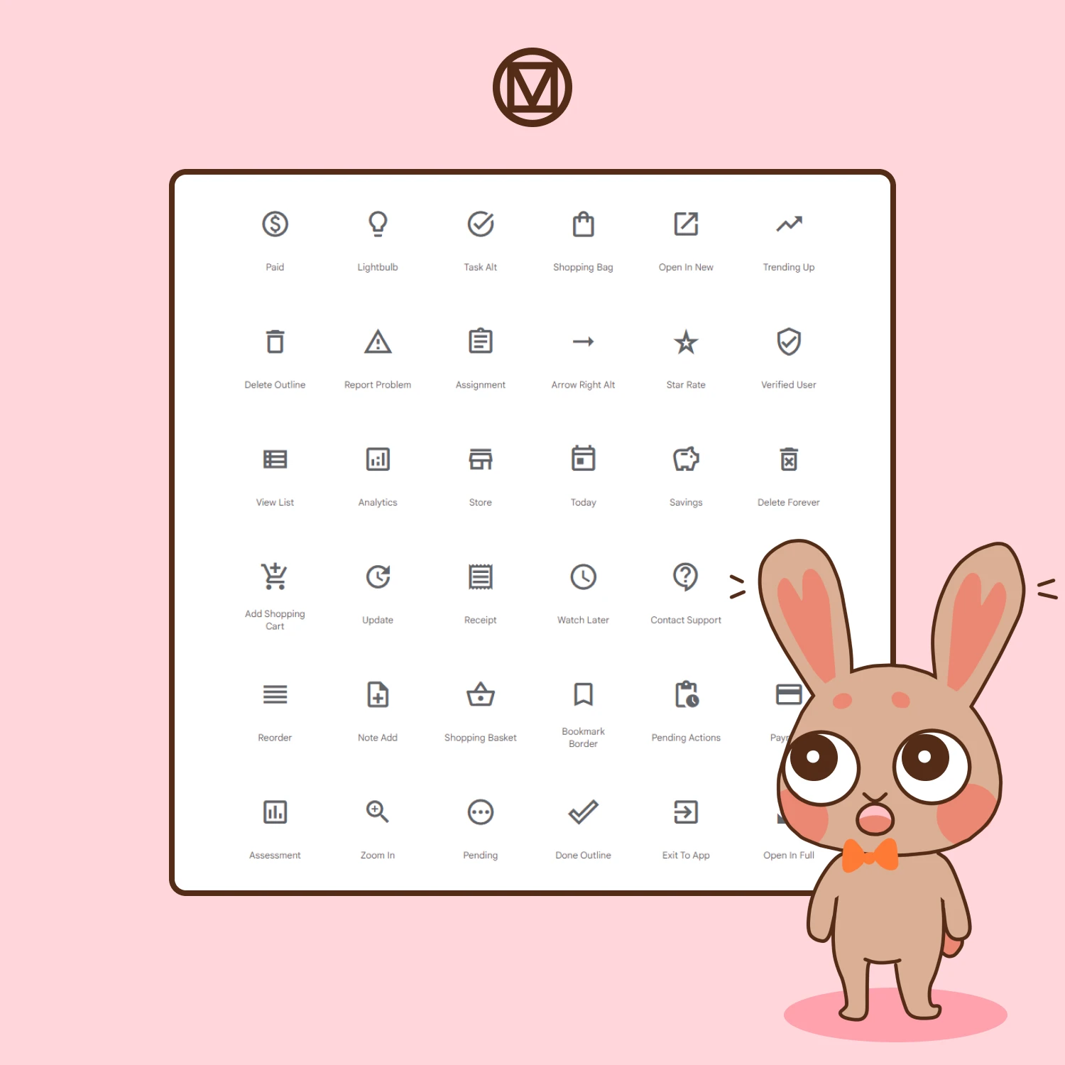 librería de íconos google material design icons