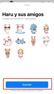 Whatsapp: 5 Nuevos packs de stickers de Haru y sus amigos