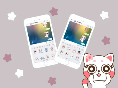 Whatsapp: 5 Nuevos packs de stickers de Haru y sus amigos